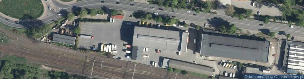 Zdjęcie satelitarne DHL ServicePoint