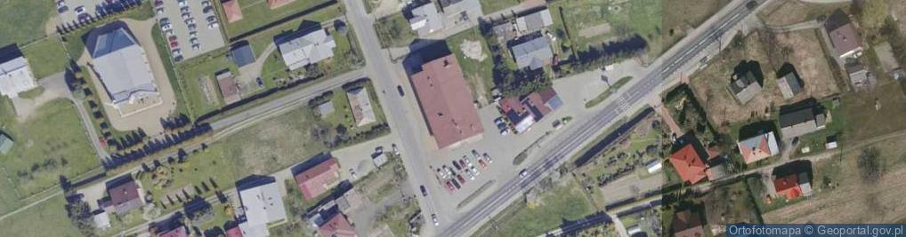 Zdjęcie satelitarne Dom Ludowy Łężany