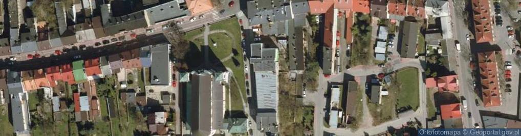 Zdjęcie satelitarne Dom Ludowy w Łowiczu