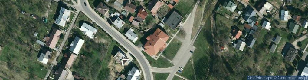 Zdjęcie satelitarne Gminny Ośrodek Kultury Rymanów
