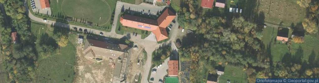 Zdjęcie satelitarne Hospicjum im. Chrystusa Króla w Stróżach