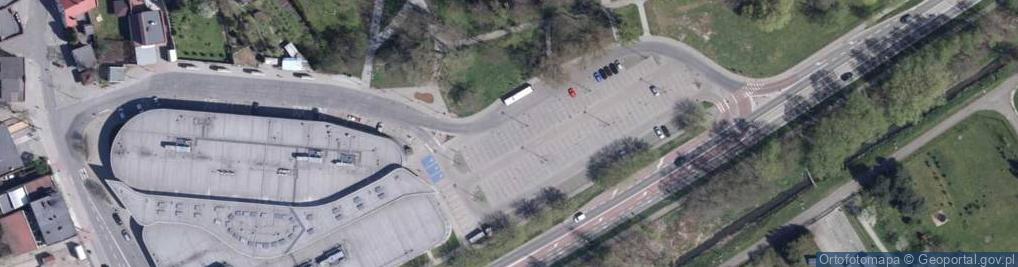 Zdjęcie satelitarne Dworzec autobusowy