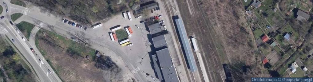 Zdjęcie satelitarne Dworzec autobusowy