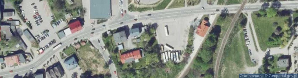 Zdjęcie satelitarne Dworzec autobusowy