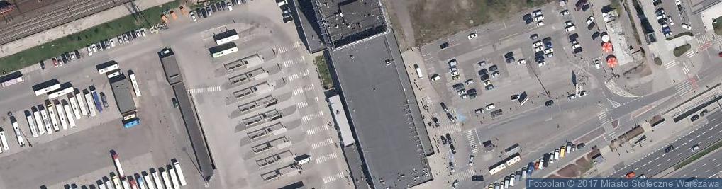 Zdjęcie satelitarne Dworzec Zachodni
