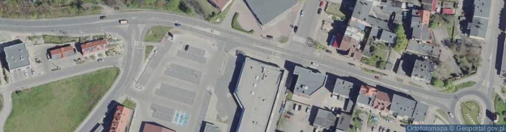 Zdjęcie satelitarne dworzwc autobusowy