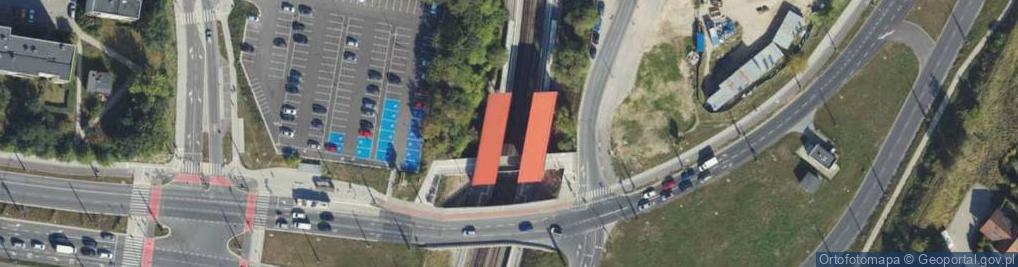 Zdjęcie satelitarne Gdynia Karwiny