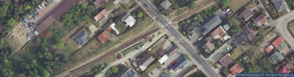 Zdjęcie satelitarne Grodzisk Mazowiecki Jordanowice