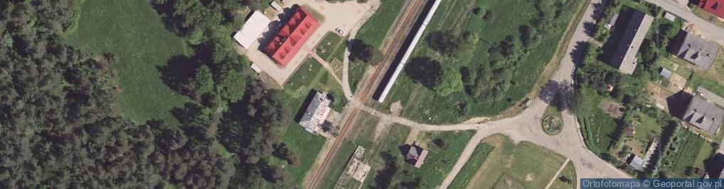 Zdjęcie satelitarne Nowy Łupków