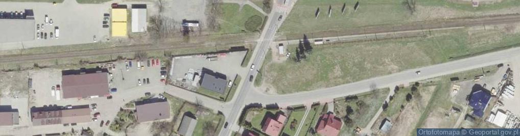 Zdjęcie satelitarne Sanok Dąbrówka
