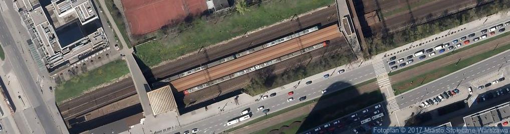 Zdjęcie satelitarne Warszawa Ochota (przystanek kolejowy)