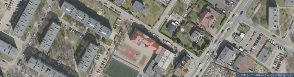 Zdjęcie satelitarne Szkoła Podstawowa nr 24 im. Powstańców Sląskich