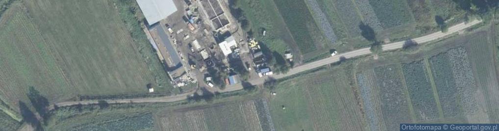 Zdjęcie satelitarne Punkt Selektywnej Zbiórki Odpadów Komunalnych (PSZOK) w Szamocin
