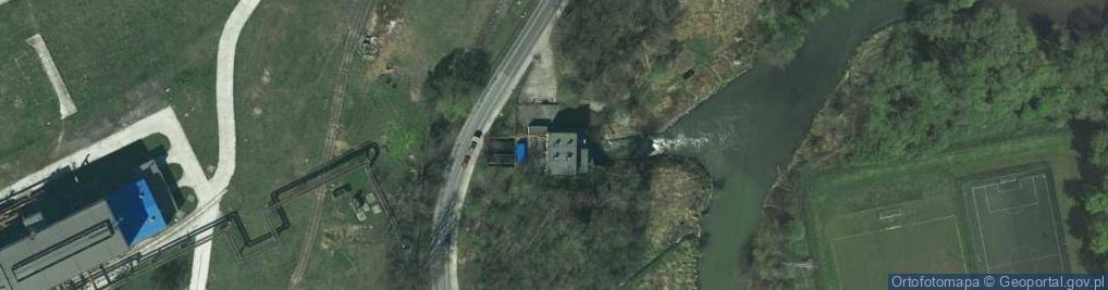 Zdjęcie satelitarne Elektrownia wodna Skawina II