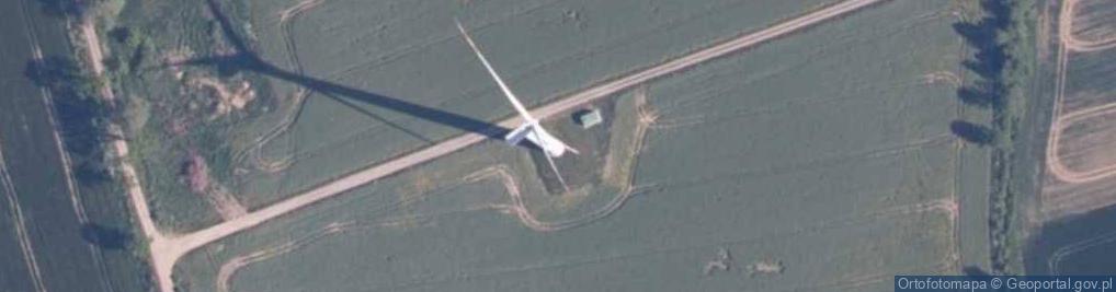 Zdjęcie satelitarne Turbina wiatrowa farmy wiatrowej "Jeżyce"