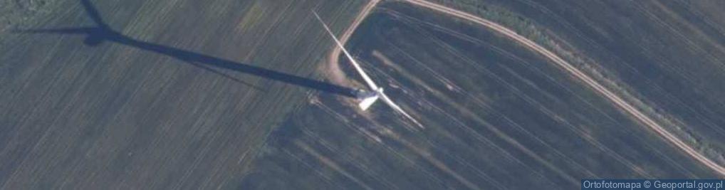 Zdjęcie satelitarne Turbina wiatrowa farmy wiatrowej "Nowy Jarosław"