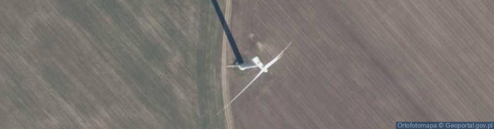 Zdjęcie satelitarne Turbina wiatrowa farmy wiatrowej Resko II