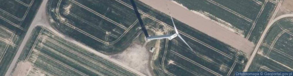 Zdjęcie satelitarne Turbina wiatrowa