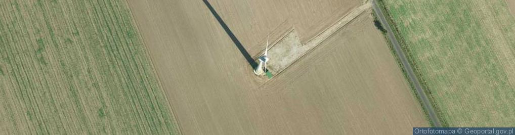 Zdjęcie satelitarne Turbina wiatrowa