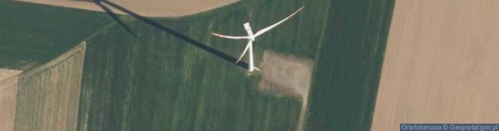 Zdjęcie satelitarne Turbina wiatrowa