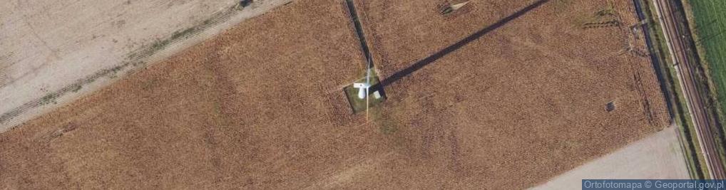 Zdjęcie satelitarne Turbina wiatrowa