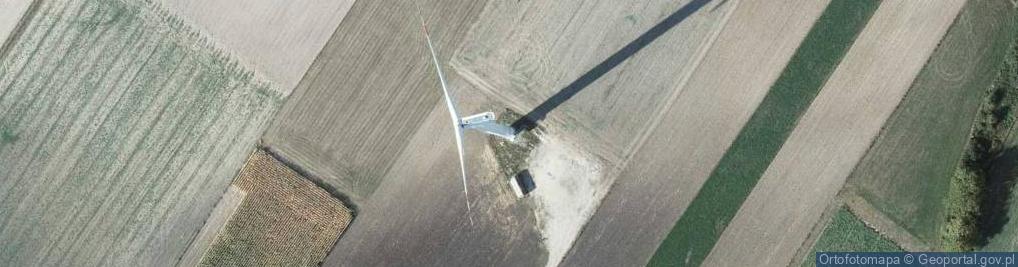 Zdjęcie satelitarne Turbina wiatrowa