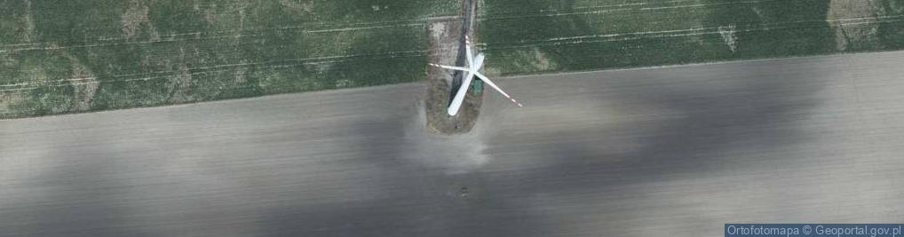 Zdjęcie satelitarne Turbina wiatrowa