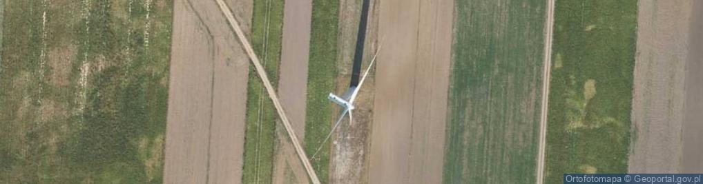 Zdjęcie satelitarne Turbina wiatrowa