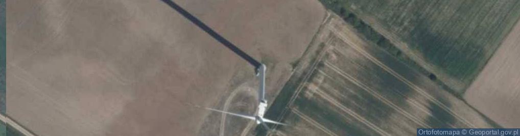 Zdjęcie satelitarne Turbina wiatrowa