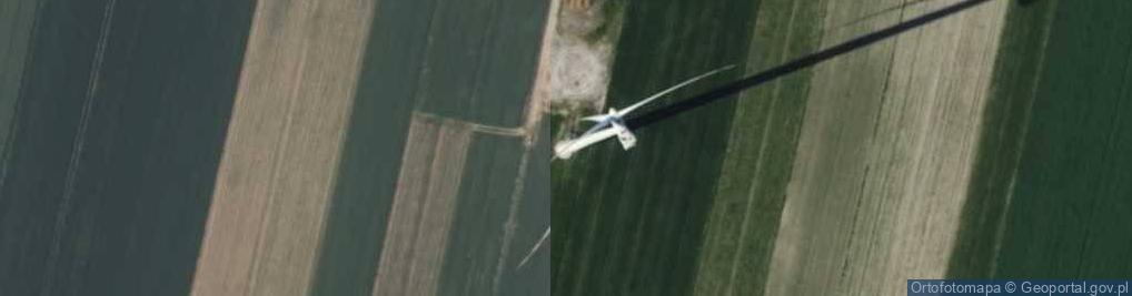 Zdjęcie satelitarne Turbina wiatrowa
