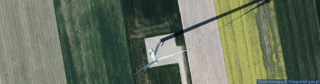 Zdjęcie satelitarne Turbina wiatrowa