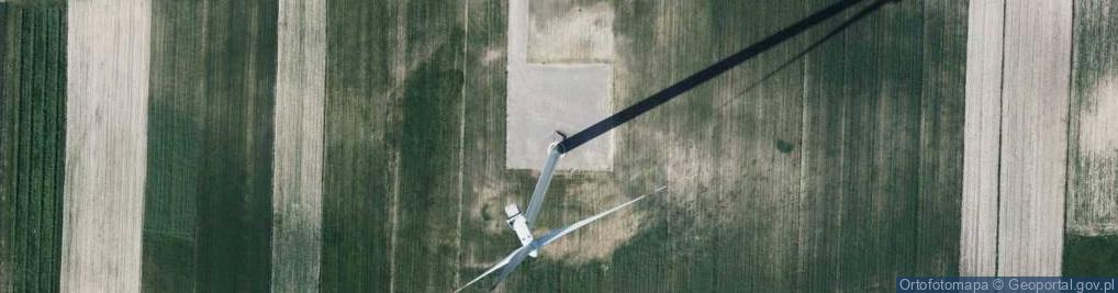 Zdjęcie satelitarne Turbina wiatrowa