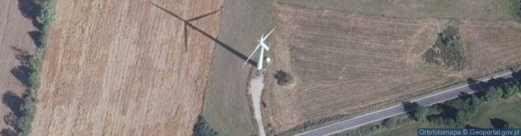 Zdjęcie satelitarne Turbina wiatrowa