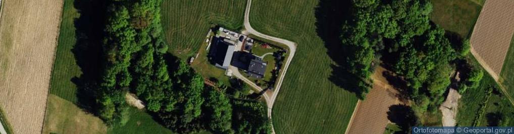 Zdjęcie satelitarne Wiewióra Paweł Mew Mała Elektrownia Wodna