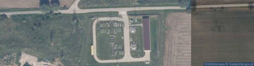 Zdjęcie satelitarne Rozdzielnia prądu elektrycznego