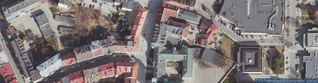Zdjęcie satelitarne Bank, Bankomat