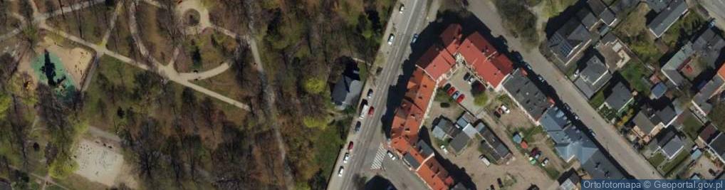 Zdjęcie satelitarne Kaplica Ewangelicko-Augsburska