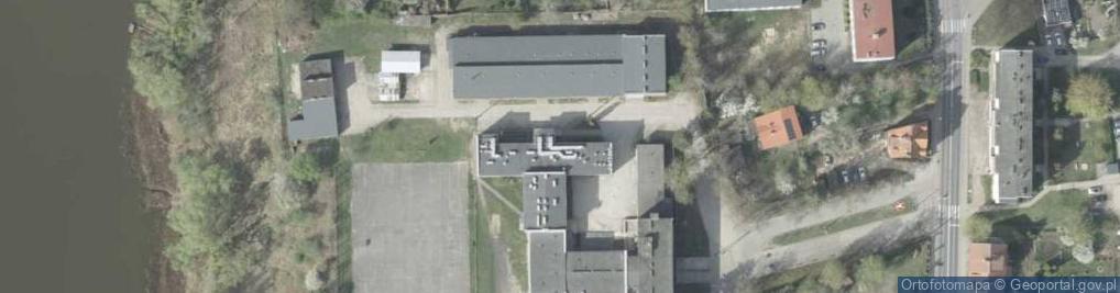 Zdjęcie satelitarne Centrum Kształcenia Zawodowego i Ustawicznego w Mrągowie