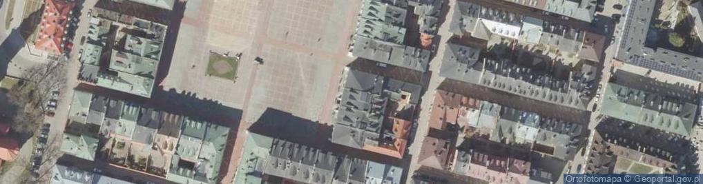 Zdjęcie satelitarne Rada Zamojska Federacji Stowarzyszeń Naukowo-Technicznych Naczelnej Organizacji Technicznej w Zamościu.