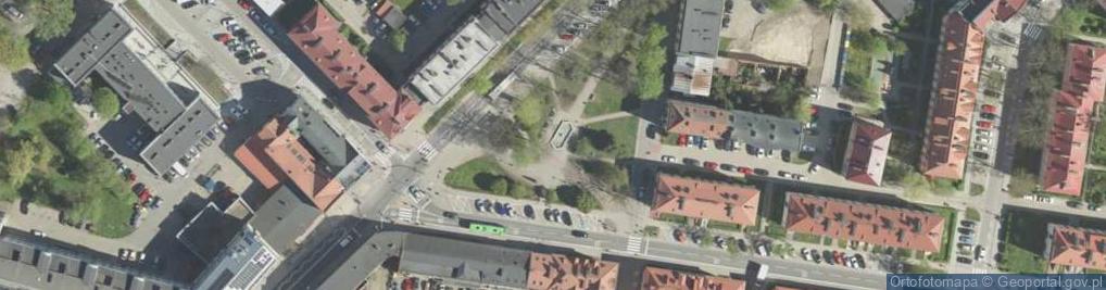 Zdjęcie satelitarne Fontanna