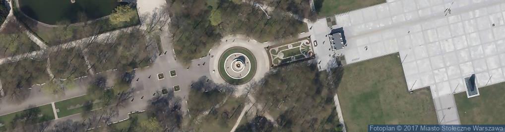 Zdjęcie satelitarne Ogród Saski