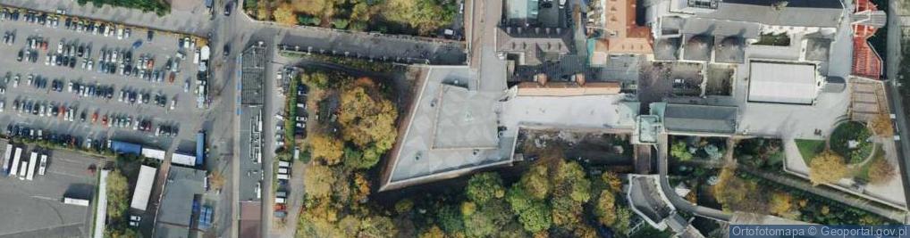 Zdjęcie satelitarne Bastion Lubomirskich (Bastion św. Barbary)