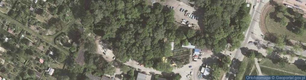 Zdjęcie satelitarne Fort 4 Cichy Kącik (Błonia)