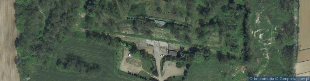 Zdjęcie satelitarne Fort 45 Zielonki (Marszowiec)