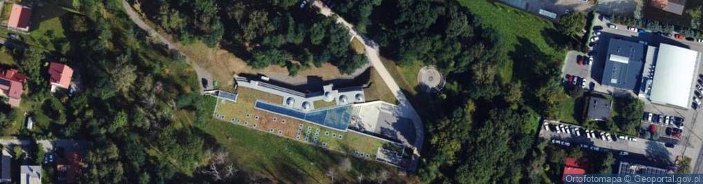 Zdjęcie satelitarne Fort 52a Łapianka (Jugowice)