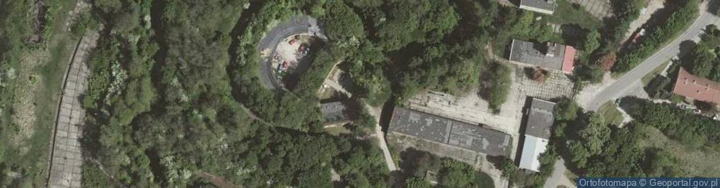 Zdjęcie satelitarne Fort 7 Bronowice