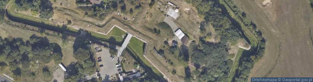 Zdjęcie satelitarne Fort IV Twierdzy Toruń im. Stanisława Żółkiewskiego