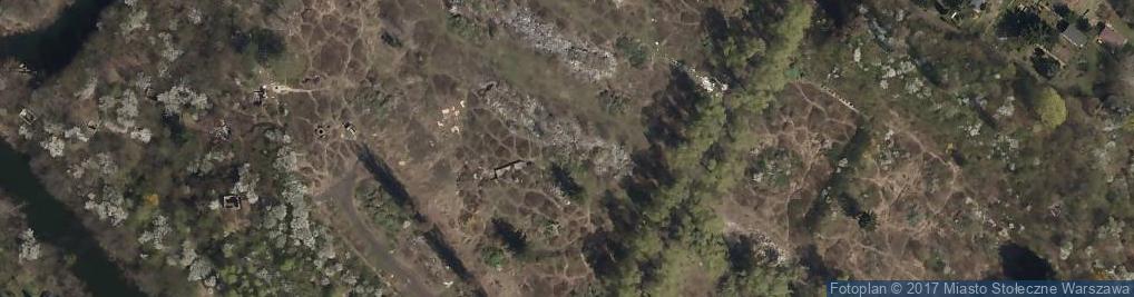 Zdjęcie satelitarne Fort Szcza