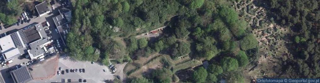 Zdjęcie satelitarne Fort VI Twierdzy Toruń im. Jaremy Wiśniowieckiego