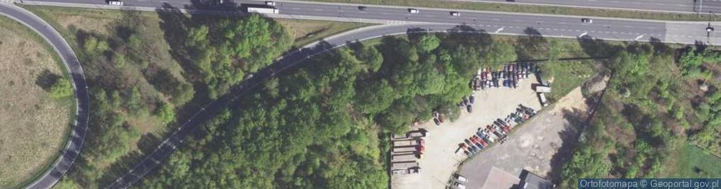 Zdjęcie satelitarne kochbunkier bojowy